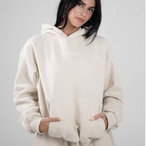 Comfrt M Bone color Signature Hoodie Unisex